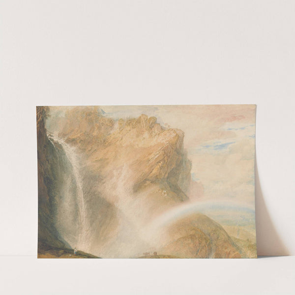 Upper Fall of the Reichenbach: Rainbow (1810) by Joseph Mallord William Turner