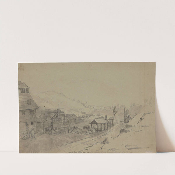 Upper salt works. (1856) by David English Henderson