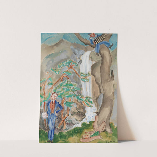 Uppvaktning ('Sjömansgosse, Hildesborg') by Nils Dardel