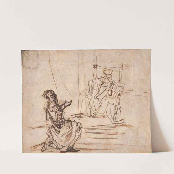 Uriah before King David by Gerbrand van den Eeckhout