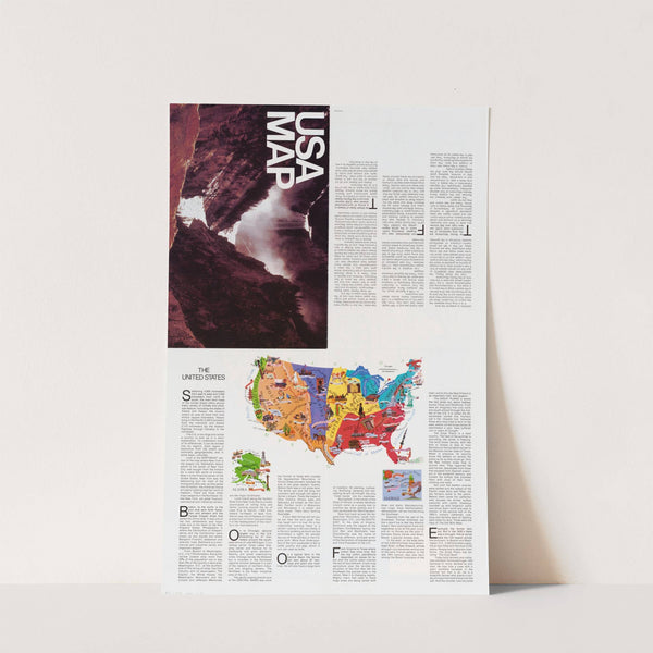 USA Map by U.S. Information Agency