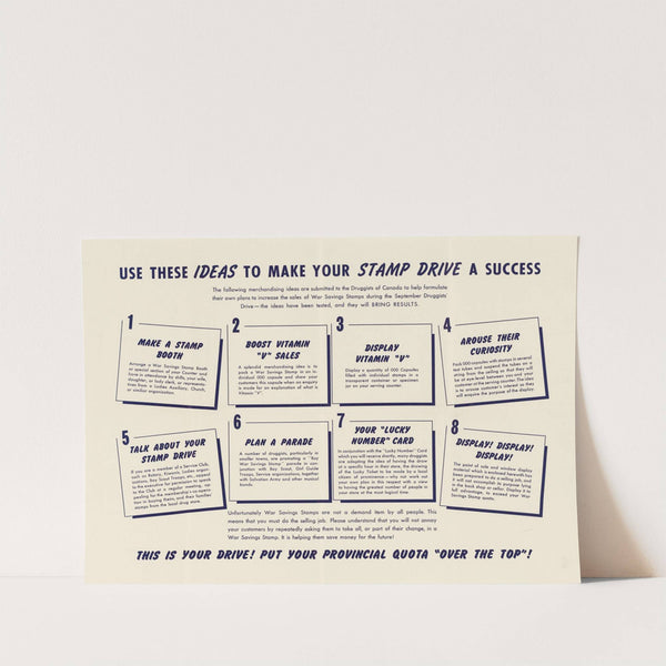 Use These Ideas to Make Your Stamp Drive a Success by Anonymous