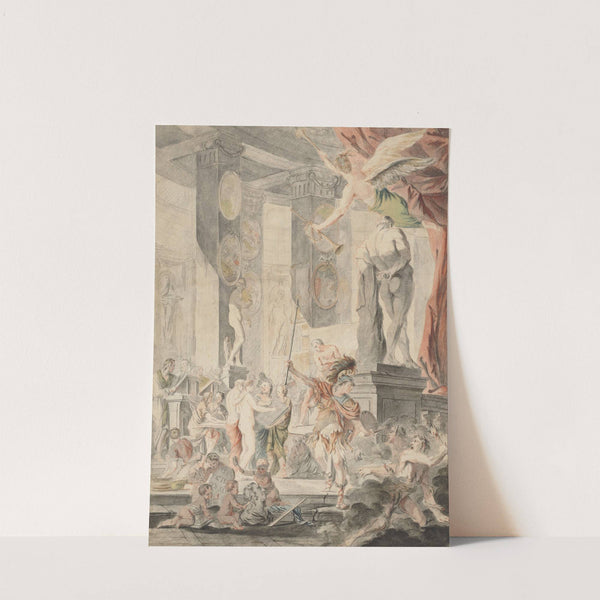 Ut Pictura Poesis (1745-1746) by Charles-François Hutin