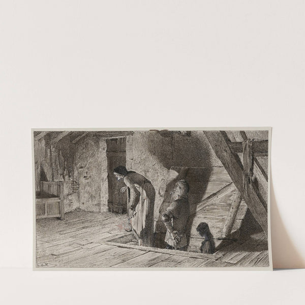 Utilité des fenêtres qui donnent sur la rivière. (1889) by Luc-Olivier Merson