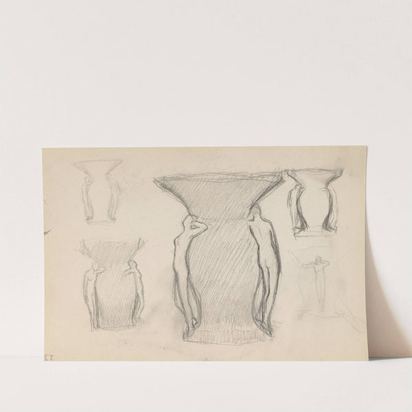 Utkast til vase by Signe Scheel