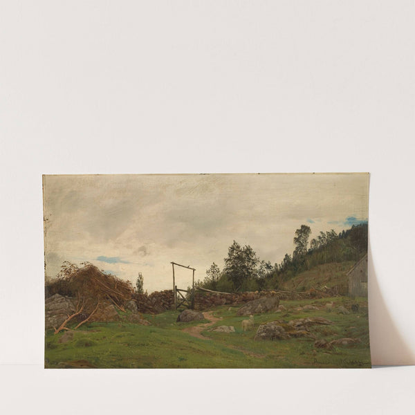 Utmark. Ølve, Hardanger (1873) by Amaldus Nielsen