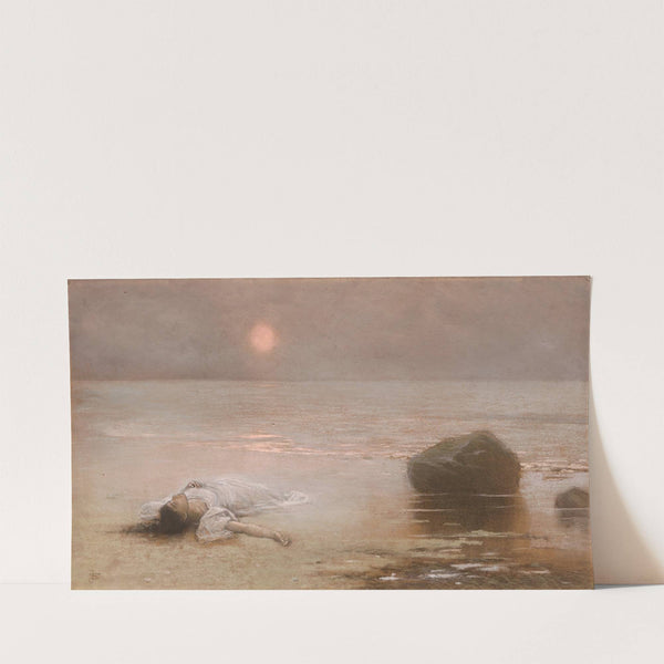 Utonulá (1893) by Jakub Schikaneder