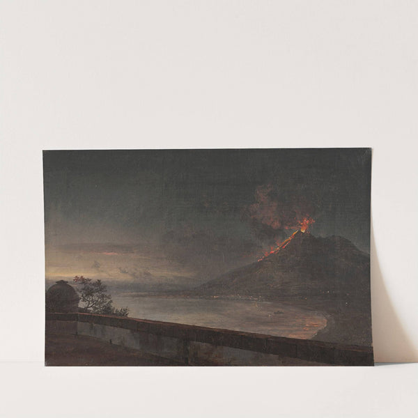 Utsikt mot Vesuvuis från Quisisana by Johan Christian Dahl