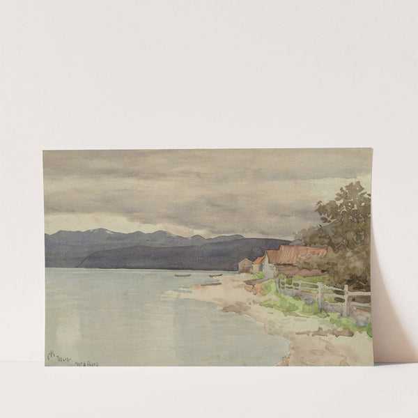 Utvik, Not a Fjord, Norwegian Trip (circa 1890) by Arthur Rackham