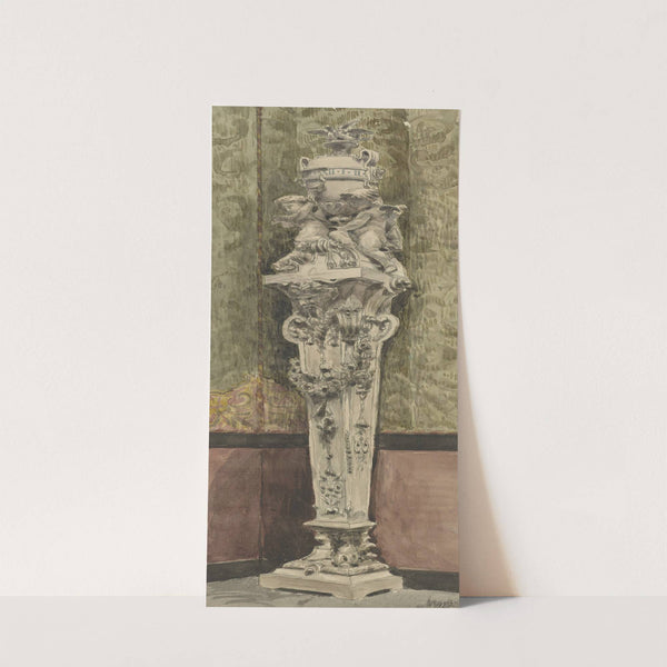 Uurwerk in het Musée des Arts-Decoratifs by Wilhelm Cornelis Bauer