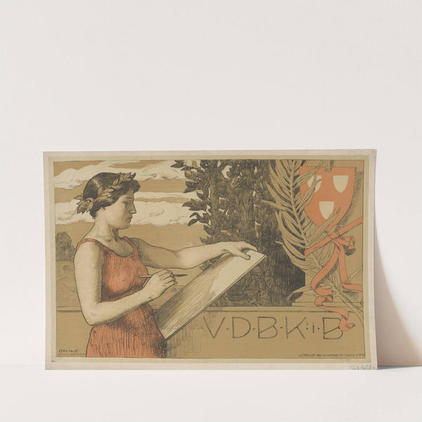 V.D.B.K.i.B. Verein Deutscher Bildender Künstler 1895 in Böhmen, Prag (1895) by Emil Orlik