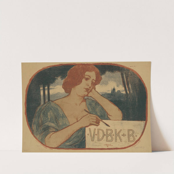 V.D.B.K.i.B. Verein Deutscher Bildender Künstler 1897 (1897) by Emil Orlik