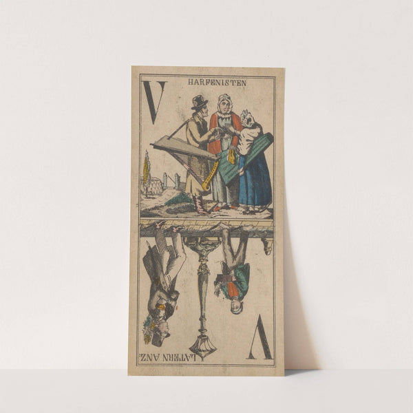 V; Harfenisten ; Latern Anz. (1850) by Carl Holdhaus