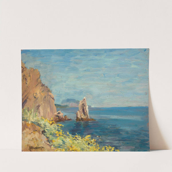 Vaade Jalta ja Gursuffi vahel (1918) by Lilly Walther