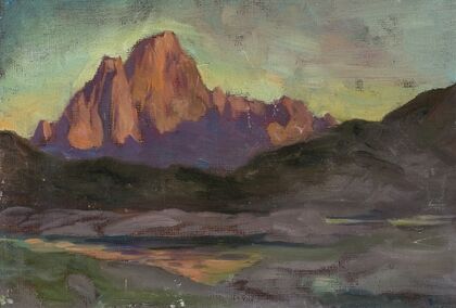 Vaagakallen. Study from Lofoten