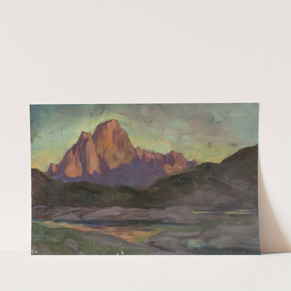 Vaagakallen. Study from Lofoten by Anna Boberg