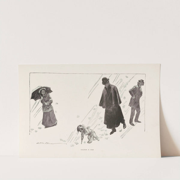 Vacation is over (1896) by Charles Dana Gibson