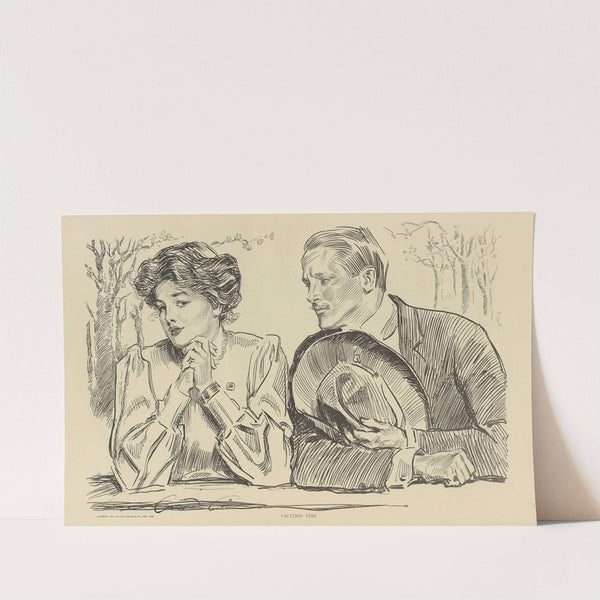 Vacation time (1900-1905) by Charles Dana Gibson