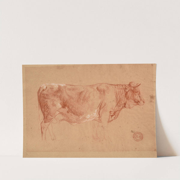 Vache de profil by Jacques-Raymond Brascassat