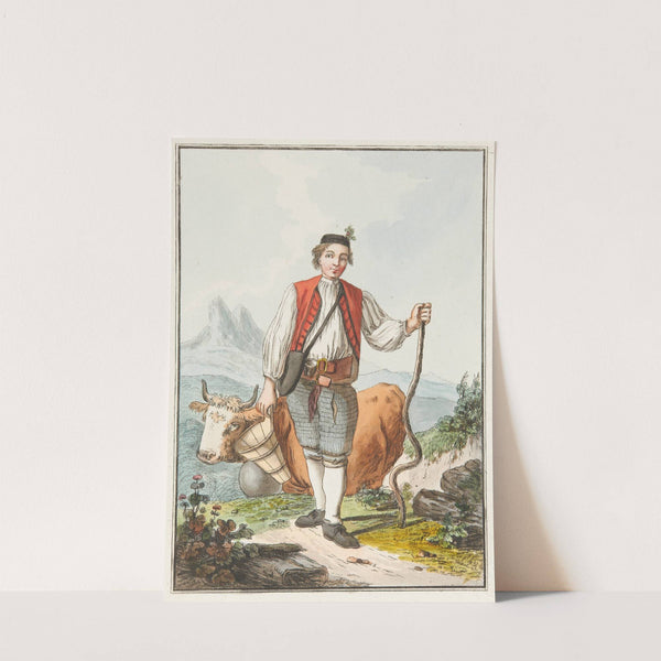 Vacher Allemand du Canton de Fribourg by Gottfried Locher