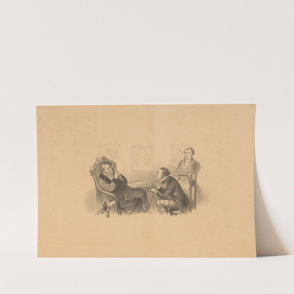 Vader en zoon in gesprek (1851 - 1897) by Alexander Ver Huell