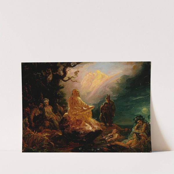 Väinämöinen's Call, Sketch by Robert Wilhelm Ekman