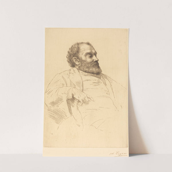 Val Prinsep, R.A. by Alphonse Legros