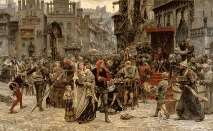 Valdemar Atterdag Holding Visby to Ransom, 1361 — size preview