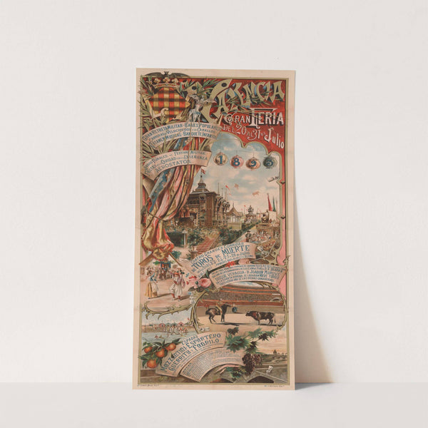 Valencia, gran feria del 20 al 31 de Julio 1893 (1893) by Rafael Sanchis Arcis