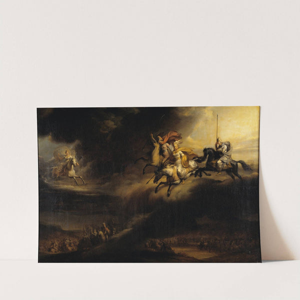 Valkyries Riding Into Battle by Johan Gustaf Sandberg