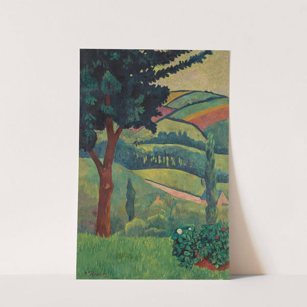 Vallée par temps gris, Châteauneuf by Paul Sérusier