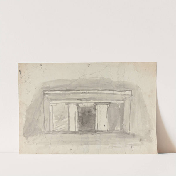 Valley and Village of Verul taken from Donkhamb by Gangaram Chintaman Tambat