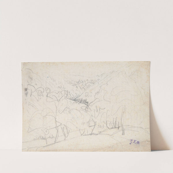 Valley Near Vichy by Jean-François Millet