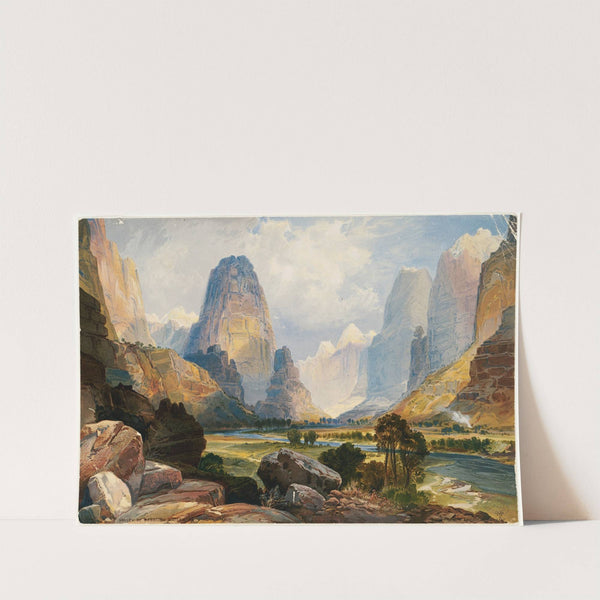 Valley of Babbling Waters, Southern Utah by Thomas Moran
