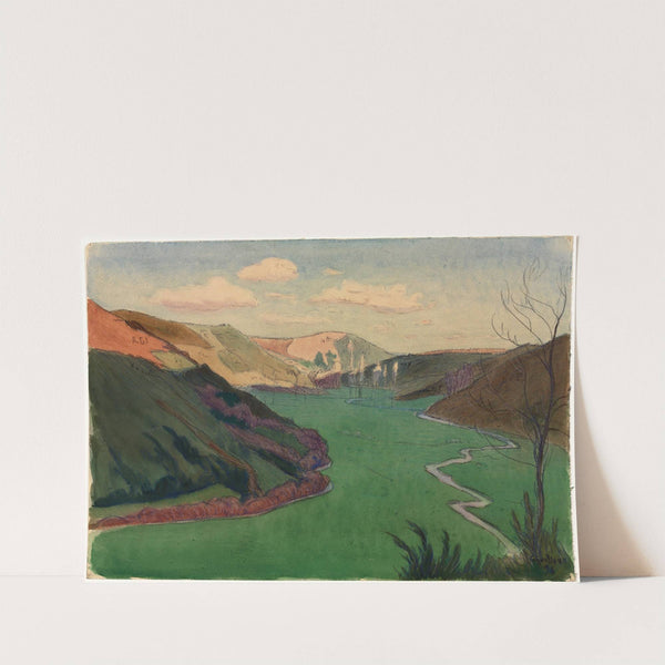 Valley of the Stangala, near Quimper by Charles Guilloux