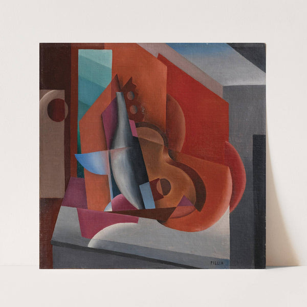 Valori plastici di oggetti (1928) by Fillia (Luigi Colombo)