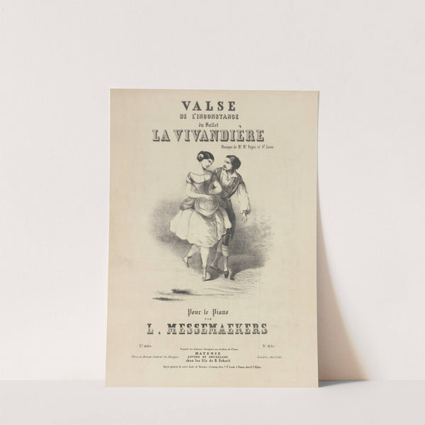 Valse de l’inconstance du ballet La vivandière (1844) by B. Schott'''s Söhne