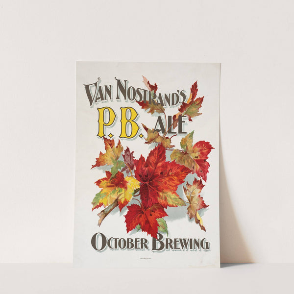 Van Nostrand's P.B. ale. October Brewing by Anonymous