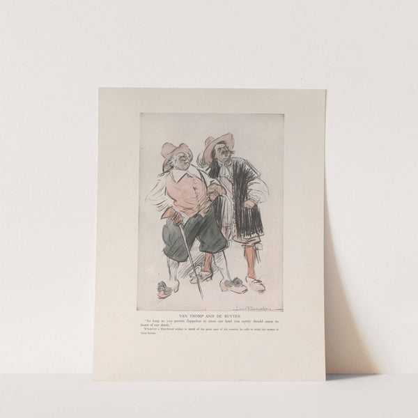 Van Tromp and De Ruyter (1916-1917) by Louis Raemaekers