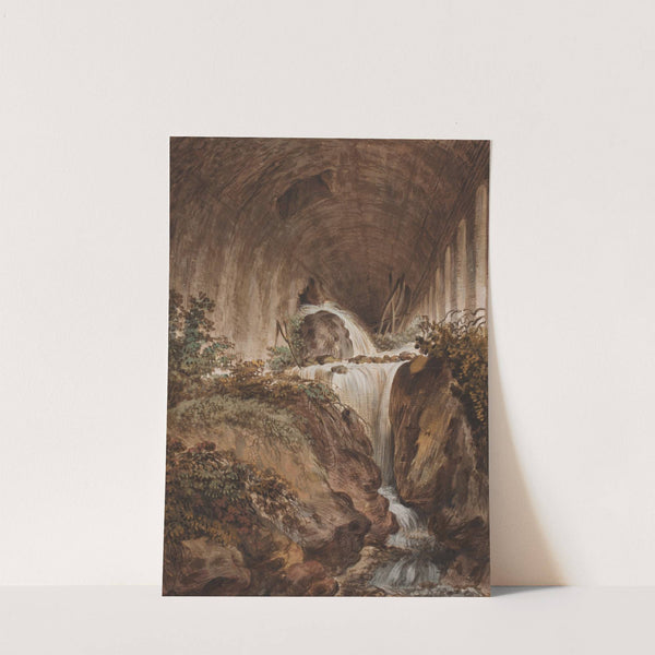 Vandfald under muret hvælving by Jens Petersen Lund