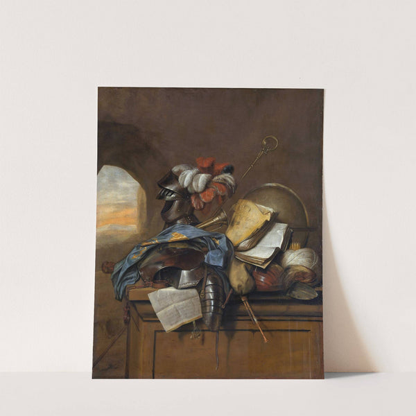 Vanitas Still Life (1665) by Cornelis Brisé