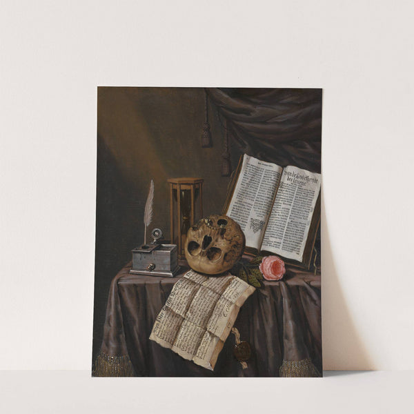 Vanitas Still Life by Edwaert Collier