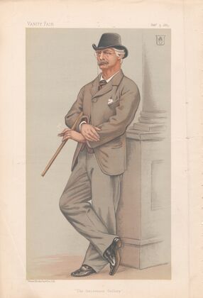 Vanity Fair – Artists. ‘The Grosvernor Gallery, Coutts, Lindsay. 3 February 1883