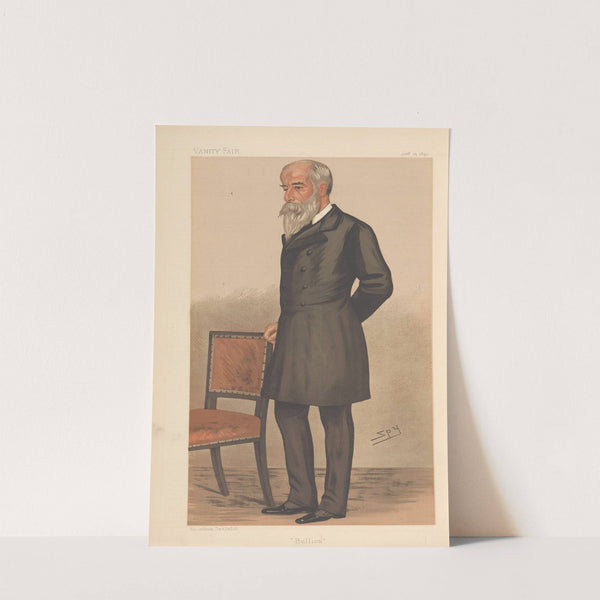 Vanity Fair, Businessmen and Empire Builders. ‘Bullion’. Mr. Stewart Pixley, J.P.D.L. – 25 January 1890 (1890) by Leslie Matthew Ward