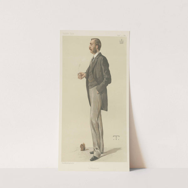 Vanity Fair - Doctors and Scientists. 'A Naturalist'. Lord Walsingham. 9 September 1882 by Théobald Chartran