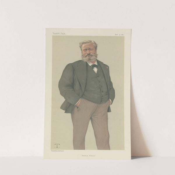 Vanity Fair; Literary; 'French Fiction', M. Edmond Francois Valentin About, November 20, 1880 by Théobald Chartran