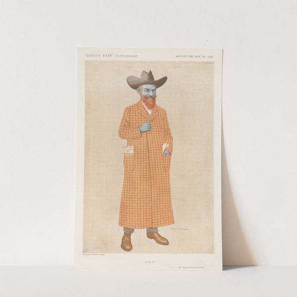 Vanity Fair; Literary; 'G.B.S.', Mr. George Bernard Shaw by Alick P. F. Ritchie