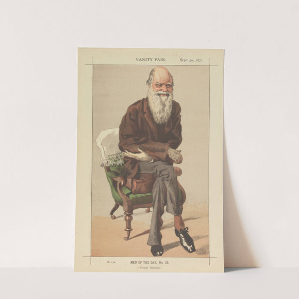 Vanity Fair Men of the Day, No. 33, Natural Selection (1871) by James Tissot