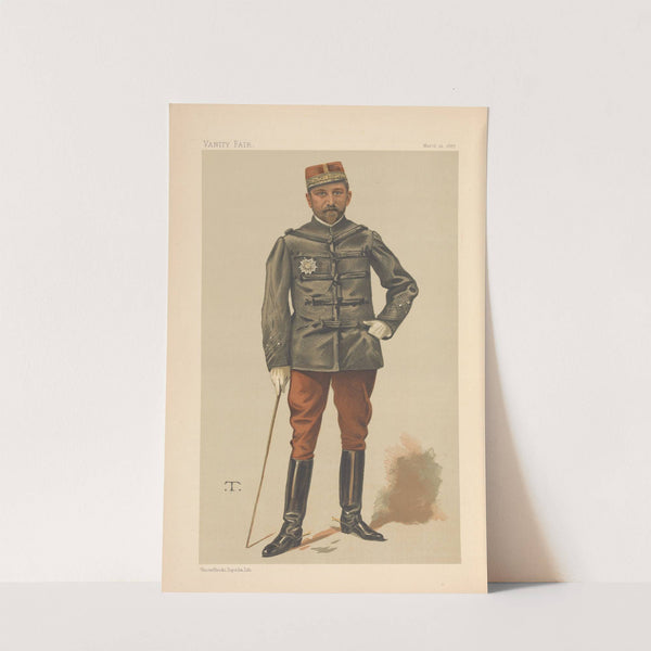 Vanity Fair; Military and Navy; 'La Revanche', General Georges Boulanger, March 12, 1887 by Théobald Chartran