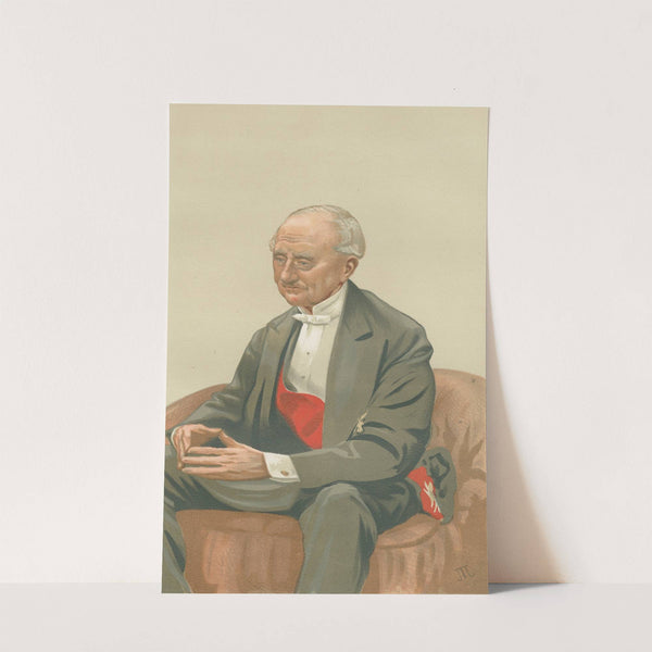 Vanity Fair; Military and Navy; ‘Spanish Ironclads’, Admiral Sir Hastings Reginald Yelverton, June 23, 1877 (1877) by James Tissot